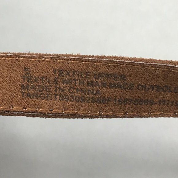 Cat And Jack Girl's Size 5 Open Toe Strap Shoes Brown New With Tags - Picture 8 of 12